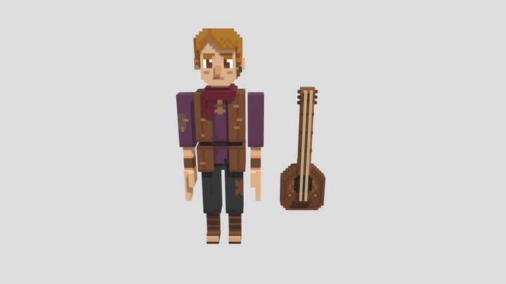 Ashugi Qaribi 3D Model