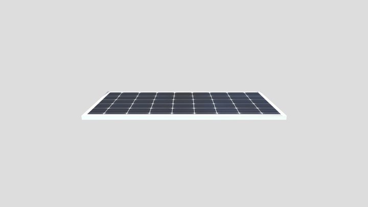 Solar Panel Low Poly | Game Dev Ready Textured 3D Model