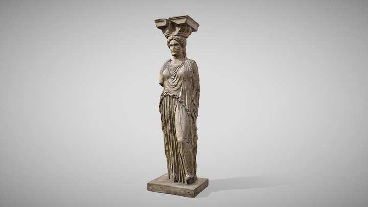 Karyatide (Gipsabguss) 3D Model