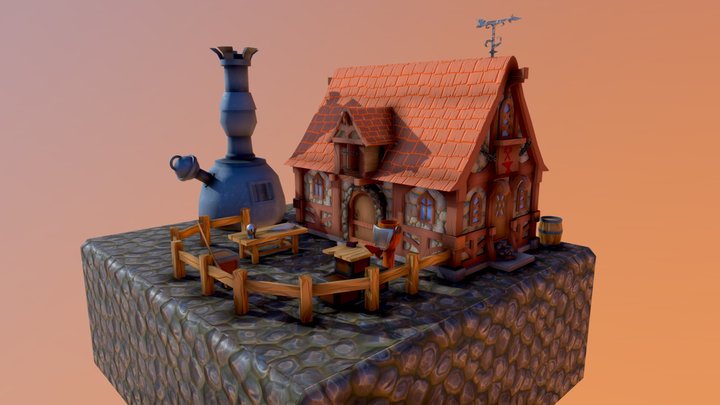 The Blacksmith's House 3D Model