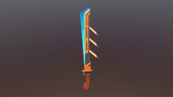 Plasma Machete 3D Model