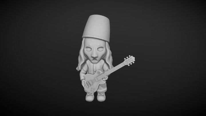 Buckethead 3D Model