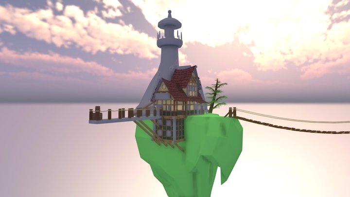 Sky FIshery 3D Model