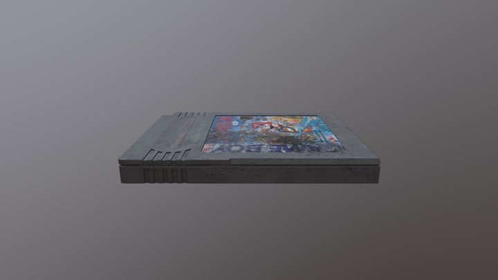Gameboy Cartridge (PBR Texture) 3D Model