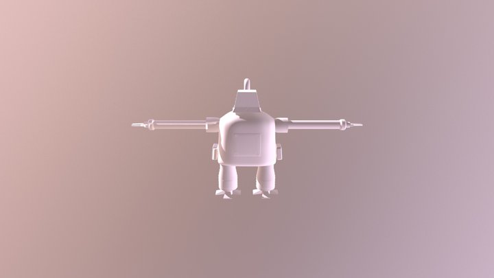 Steampunk Robot 3D Model