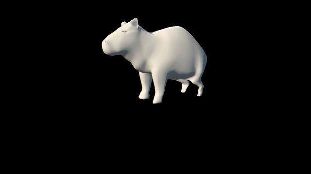 Kapibara 3D Model