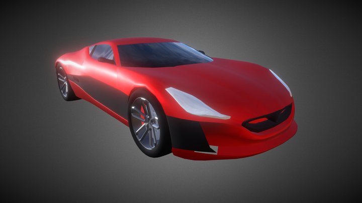 Rimac Concept One 3D Model