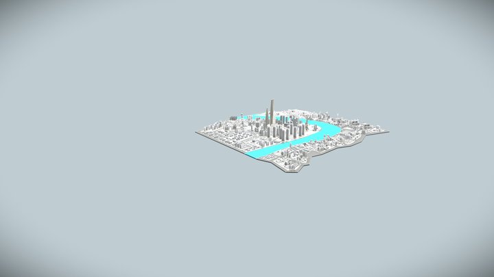 virtual City - العاصمة الادارية 3D Model