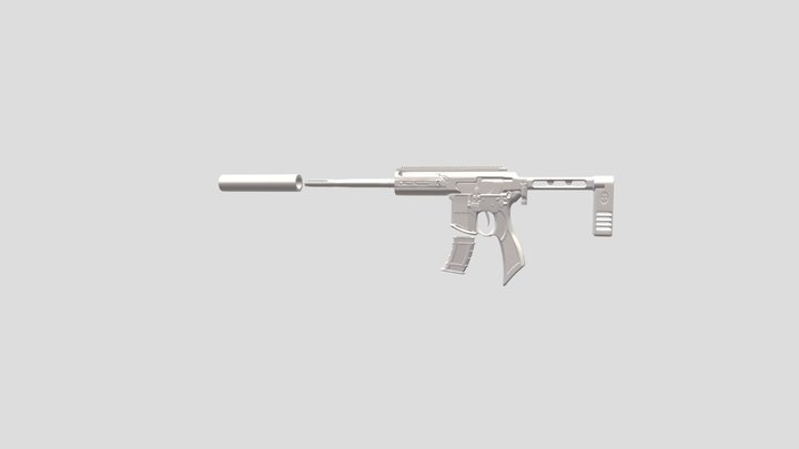 Retelo gun package 3D Model