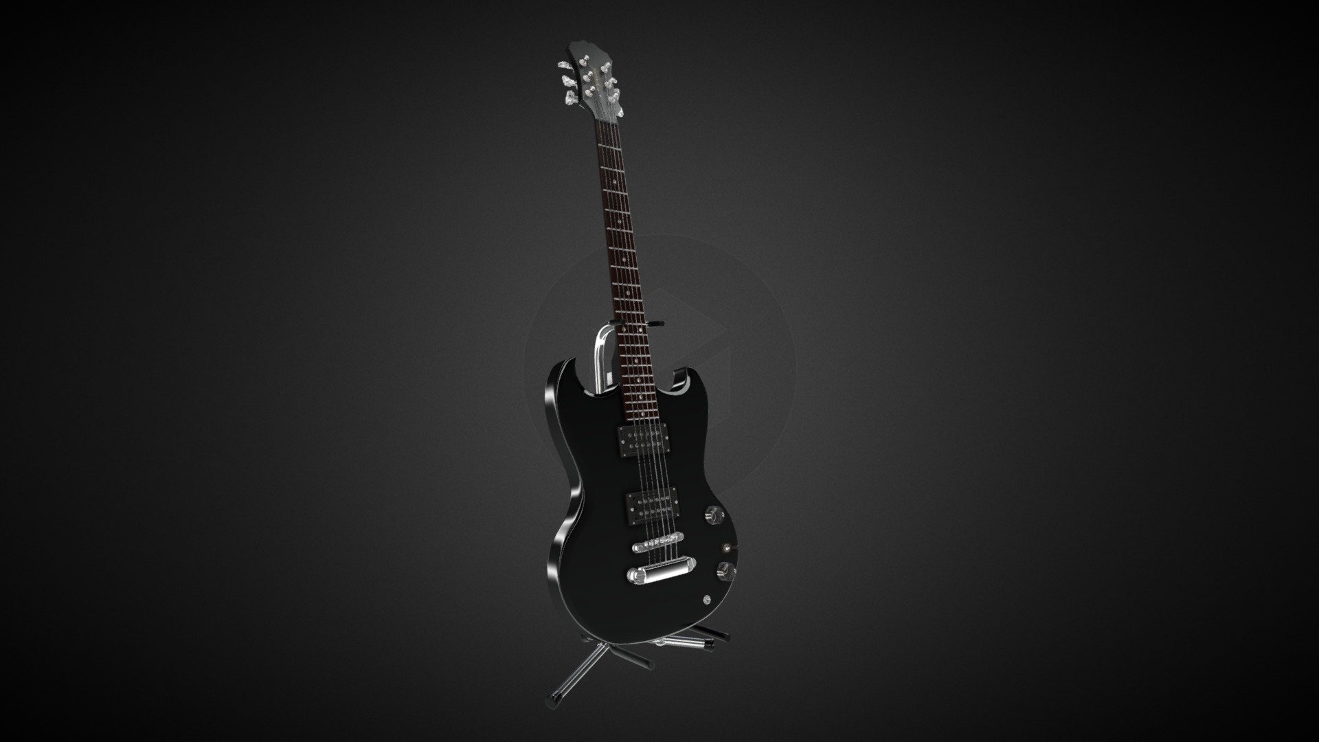 SG Guitar - 3D model by Sinthetic [31d97b6] - Sketchfab