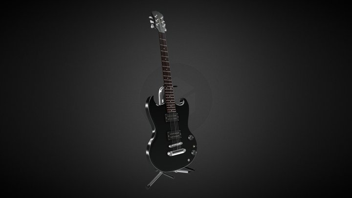 SG Guitar 3D Model