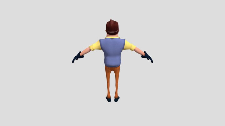 Hello_neighbor_-_the_neighbor 3D Model