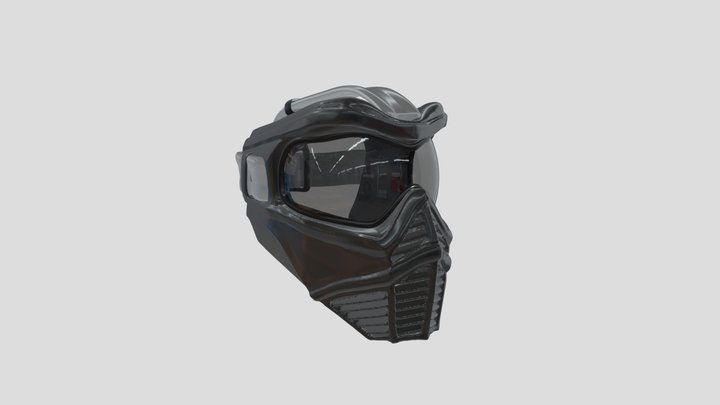 Paintball Mask 3D Model