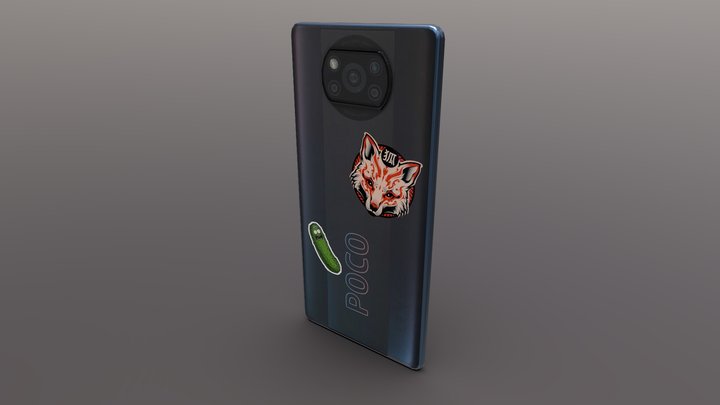 Mobile POCO 6C PRO 3D Model