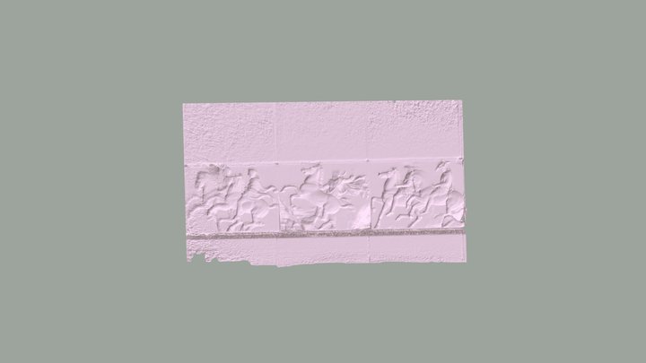 Cronin State Model Parthenon West Frieze VII-IX 3D Model