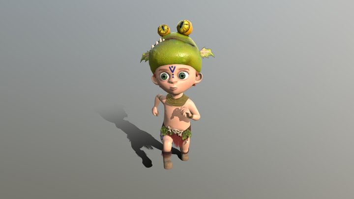 Stylised Character Asset Pack - Tribal Boy 2