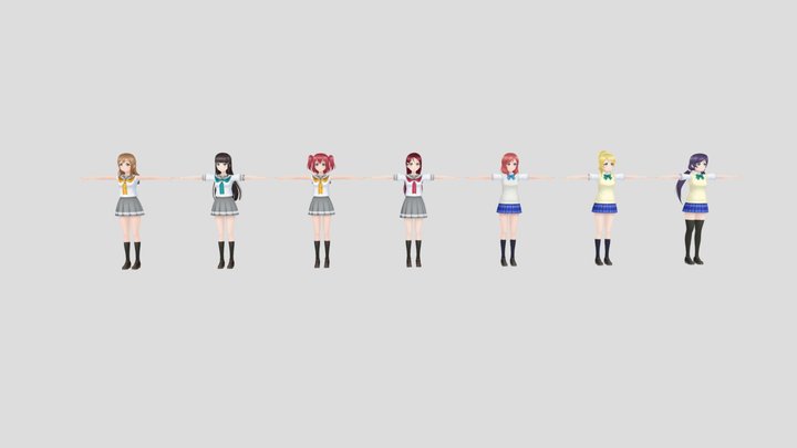Model Pack #! 3D Model