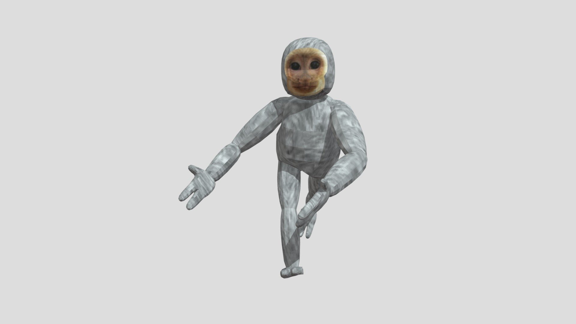 Running dave credits lethal monk - Download Free 3D model by CapuchinLeaker  (@SponkeyIsInVR) [31dc06f]