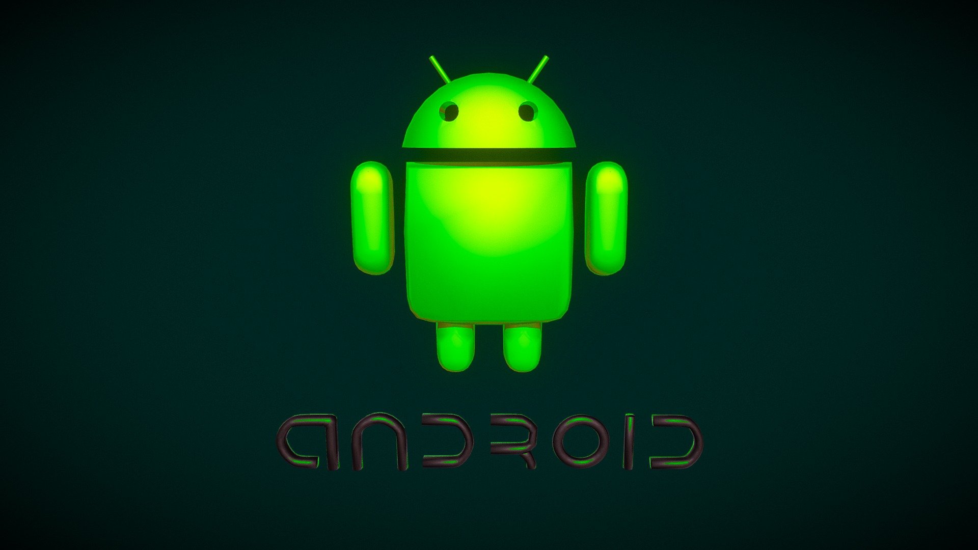 Wallpaper 3d Android Logo Image Num 63