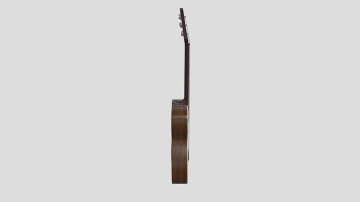 Guitar_CadPrepp_UV_FORPAINTER_Alex2 3D Model