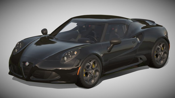2018 Alfa Romeo 4C Competizione – Modelo 3D gratuito STL
