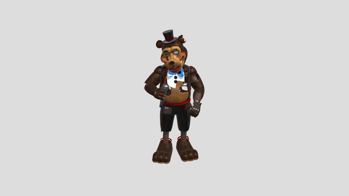 Withered_vintage_freddy_battington 3D Model