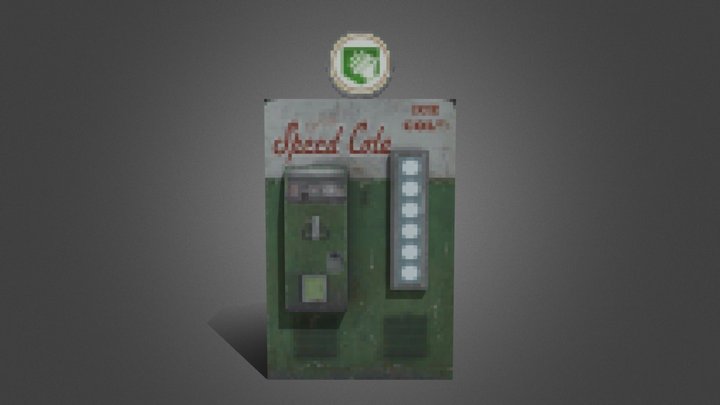 Minecraft Speed Cola Perk Machine 3D Model