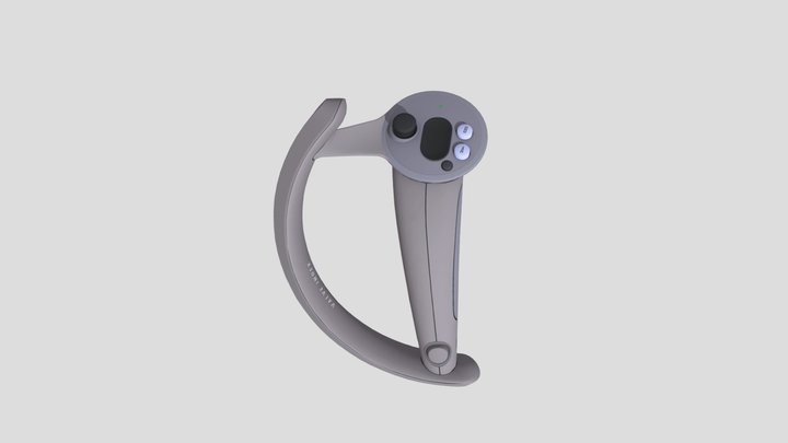 SNES Valve Index Controller Left 3D Model