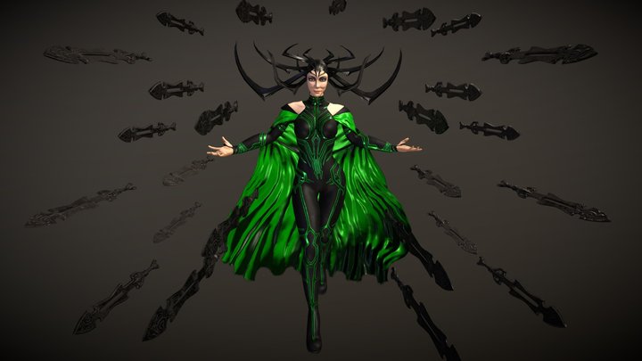 Hela - Goddess of death 3D Model