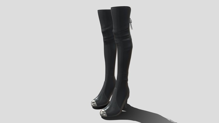 Highheel Boot 3D Model