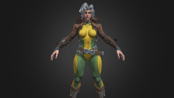 Rogue - Marvel Rivals 3D Model