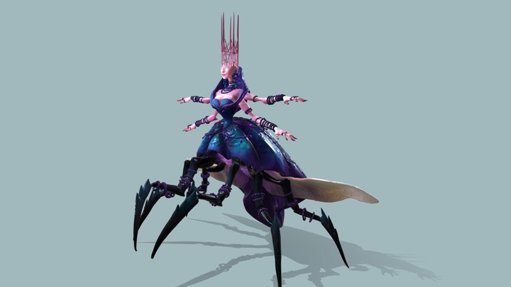 Beetlequeen 3D Model