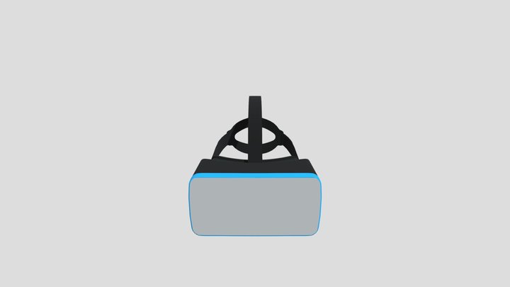 VR Headset Simple (FBX Free) 3D Model