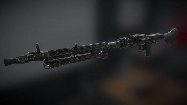 MG 34 Scifi Edition 3D Model