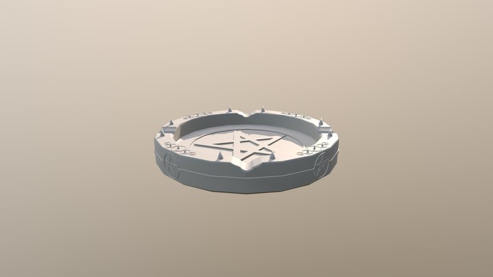 Jake Lane - Ash Tray Export 3D Model