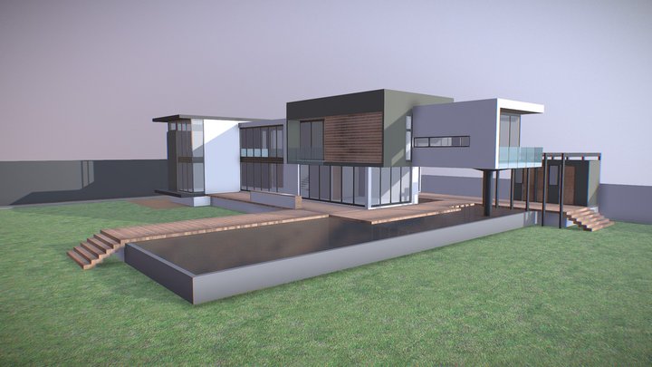 Ghana House 001 3D Model