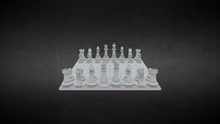 Ajedrez 3D Model