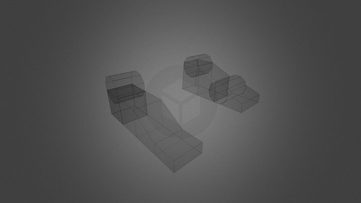 脚概括几何体步骤 3D Model