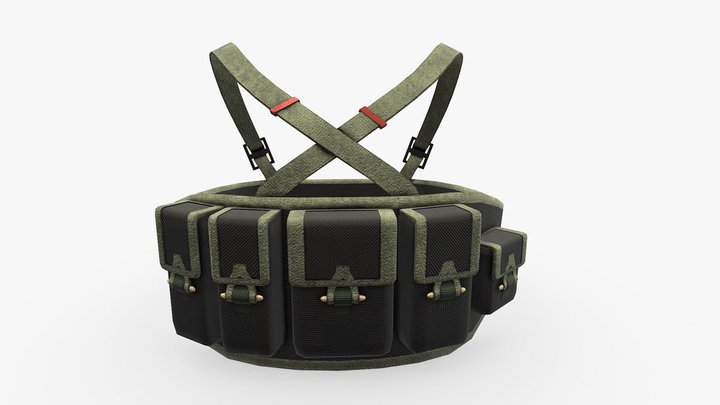 Military chest rig – Modello 3D gratuito STL
