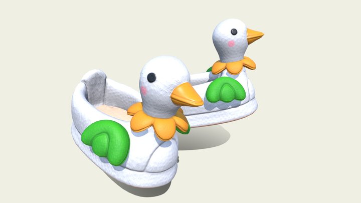 Duck Shoes ( LP ) ( Stylized ) ( Sketchfab ) 3D Model