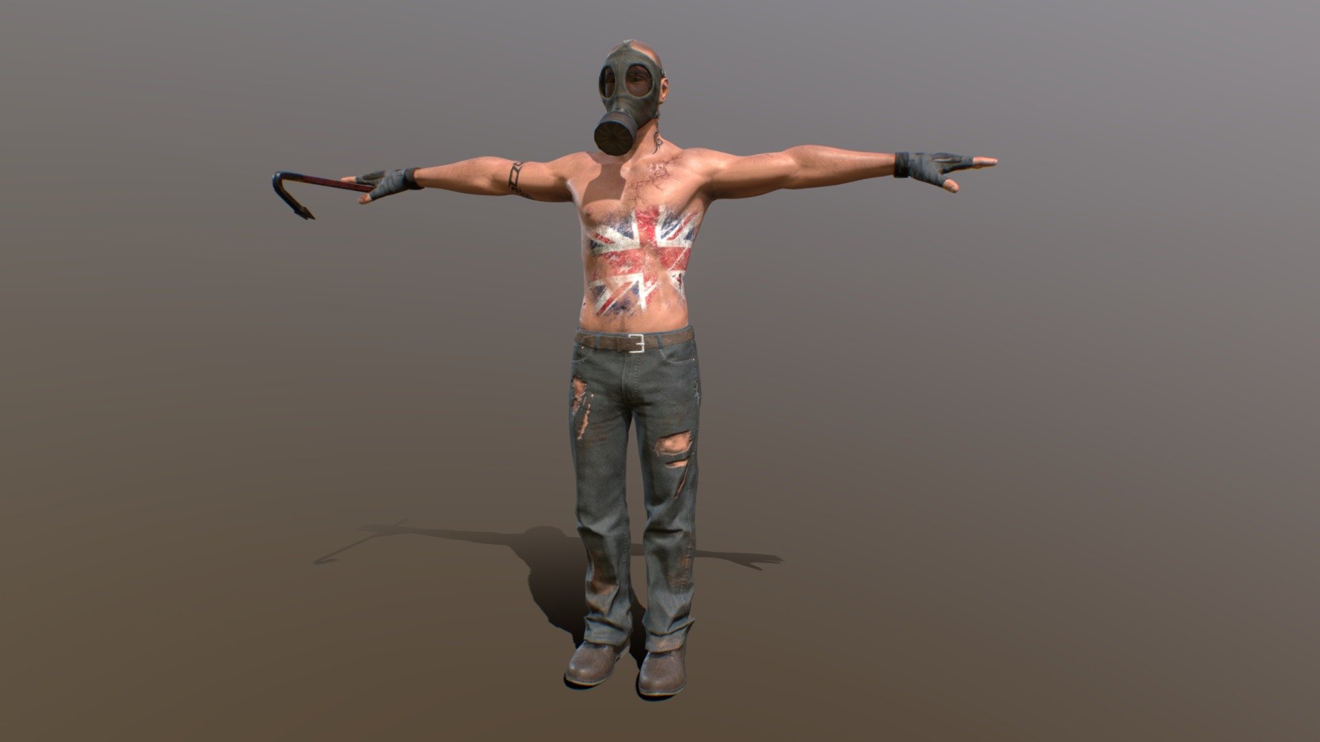 Charter T-Pose - Download Free 3D model by Yury Misiyuk (@Tim0