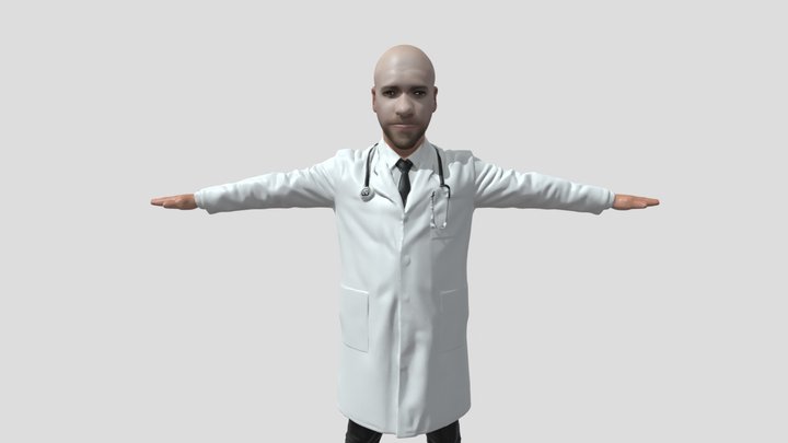 Jhony sins Doctor 3d Model 3D Model