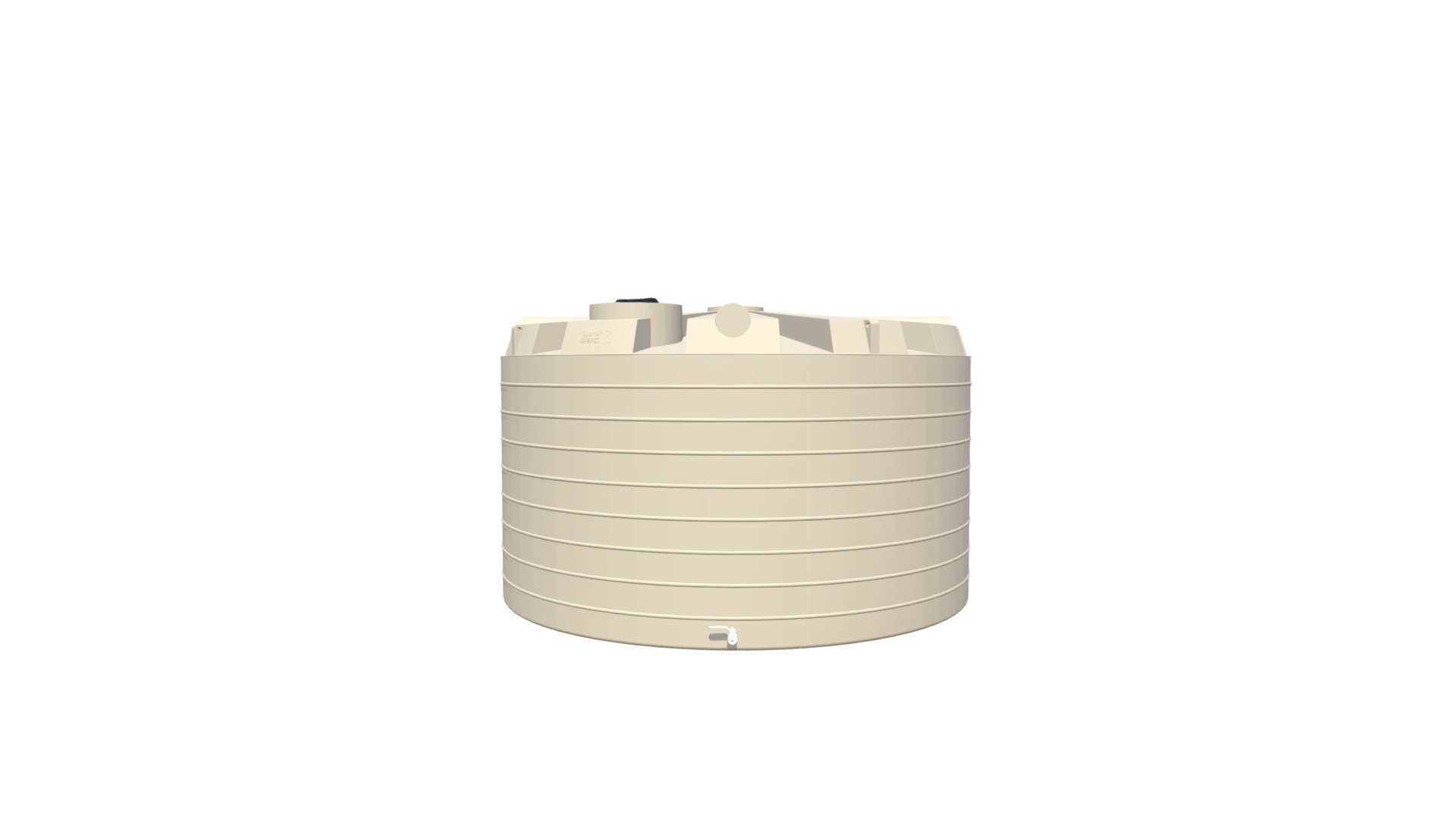 25000 Litre Flat Walled Tank — Sketchfab embed 3D viewer