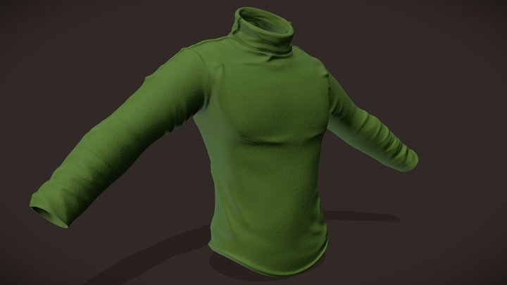 Turtle Neck 3D Model