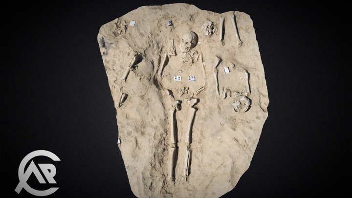 Mamai Gora - Neolithic burial No. 1 3D Model