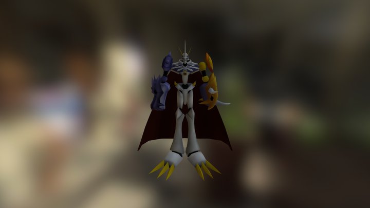 PC Computer - Digimon Masters - Omnimon 3D Model