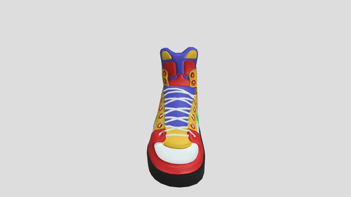 Aztec_sneakers_low 3D Model