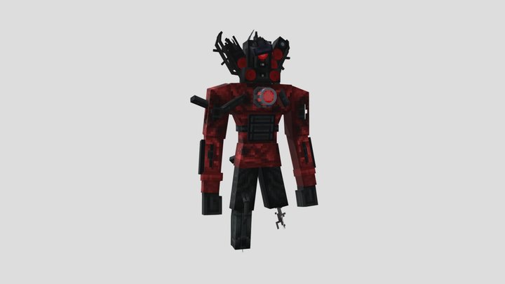 Titan speakerman destroyed skibidi toilet Minecr