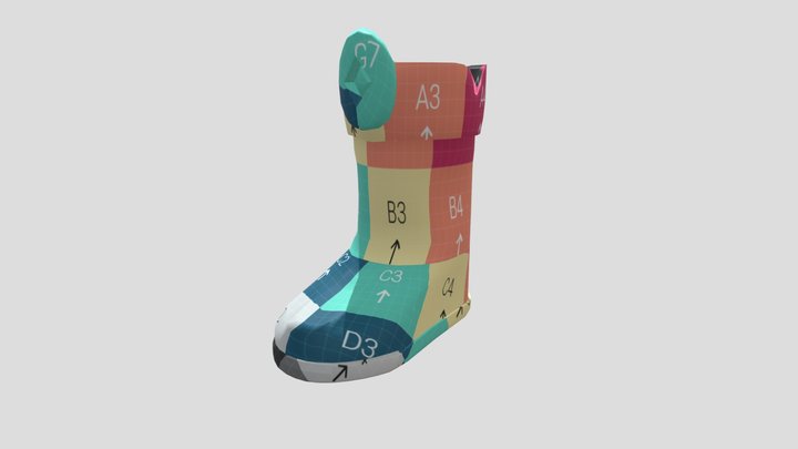 Weekly_boot 3D Model