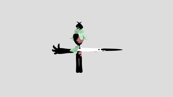 Twisted sprout 3D Model